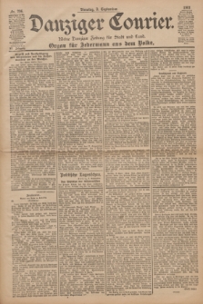 Danziger Courier : Kleine Danziger Zeitung für Stadt und Land : Organ für Jedermann aus dem Volke. Jg.20, Nr. 206 (3 September 1901)
