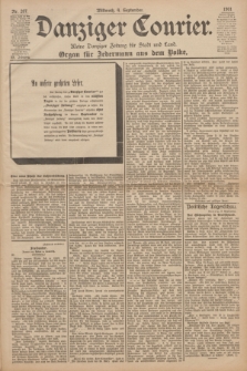 Danziger Courier : Kleine Danziger Zeitung für Stadt und Land : Organ für Jedermann aus dem Volke. Jg.20, Nr. 207 (4 September 1901)