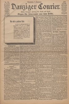 Danziger Courier : Kleine Danziger Zeitung für Stadt und Land : Organ für Jedermann aus dem Volke. Jg.20, Nr. 210 (7 September 1901)
