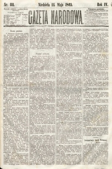 Gazeta Narodowa. 1865, nr 111