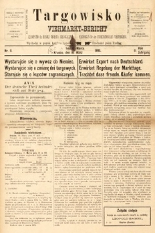 Targowisko : czasopismo dla handlu bydłem i nierogacizną = Viehmerkt-Bericht : Fachorgan für den Internationalem Viehverkehr. 1894, nr 11