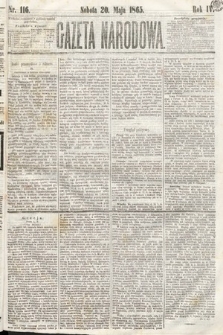 Gazeta Narodowa. 1865, nr 116