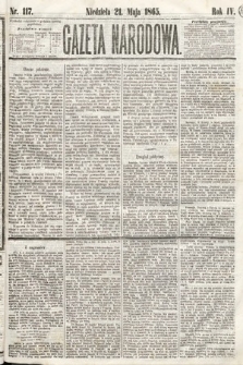 Gazeta Narodowa. 1865, nr 117