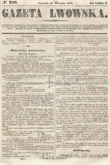 Gazeta Lwowska. 1857, nr 206