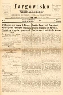 Targowisko : czasopismo dla handlu bydłem i nierogacizną = Viehmerkt-Bericht : Fachorgan für den Internationalem Viehverkehr. 1894, nr 13