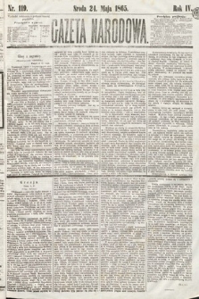 Gazeta Narodowa. 1865, nr 119