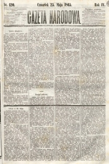 Gazeta Narodowa. 1865, nr 120