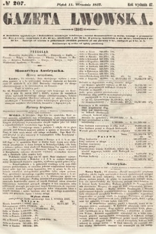 Gazeta Lwowska. 1857, nr 207