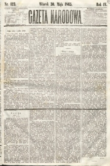 Gazeta Narodowa. 1865, nr 123