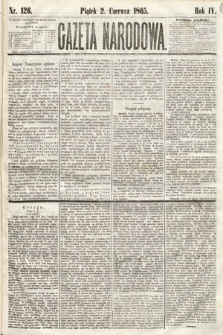 Gazeta Narodowa. 1865, nr 126