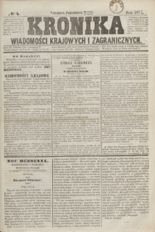 Kronika Wiadomości Krajowych i Zagranicznych. [R.3], № 4 (4 stycznia 1858)