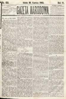 Gazeta Narodowa. 1865, nr 132