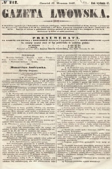 Gazeta Lwowska. 1857, nr 212
