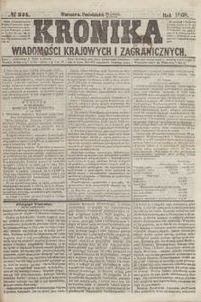 Kronika Wiadomości Krajowych i Zagranicznych. [R.3], № 324 (6 grudnia 1858)
