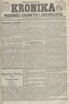 Kronika Wiadomości Krajowych i Zagranicznych. 1859, № 34 (6 lutego)