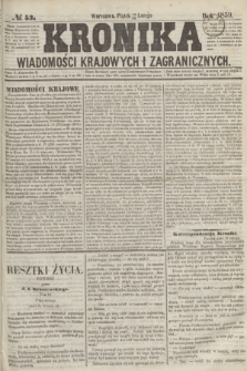 Kronika Wiadomości Krajowych i Zagranicznych. 1859, № 53 (25 lutego)