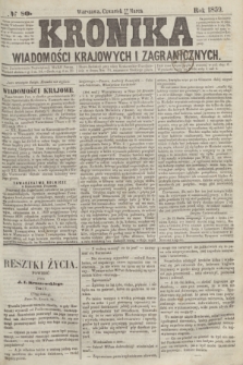 Kronika Wiadomości Krajowych i Zagranicznych. 1859, № 80 (24 marca)