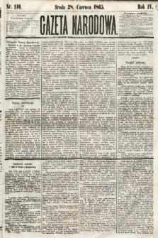 Gazeta Narodowa. 1865, nr 146