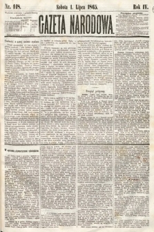 Gazeta Narodowa. 1865, nr 148