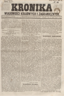 Kronika Wiadomości Krajowych i Zagranicznych. 1859, № 53 (3 września) (Drugie Półrocze)