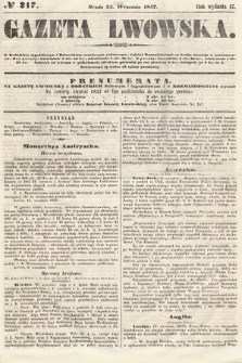 Gazeta Lwowska. 1857, nr 217