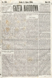 Gazeta Narodowa. 1865, nr 151