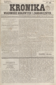 Kronika Wiadomości Krajowych i Zagranicznych. 1859, № 121 (12 listopada) (Drugie Półrocze)