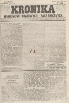 Kronika Wiadomości Krajowych i Zagranicznych. 1859, № 123 (14 listopada) (Drugie Półrocze)