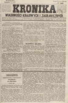 Kronika Wiadomości Krajowych i Zagranicznych. 1859, № 143 (4 grudnia) (Drugie Półrocze)