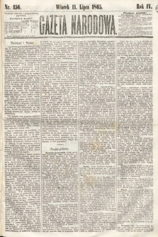 Gazeta Narodowa. 1865, nr 156
