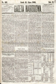 Gazeta Narodowa. 1865, nr 157