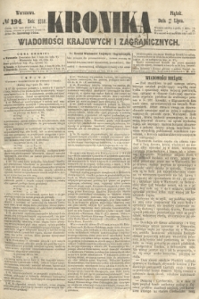 Kronika Wiadomości Krajowych i Zagranicznych. 1860, № 194 (27 lipca)