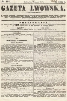 Gazeta Lwowska. 1857, nr 220