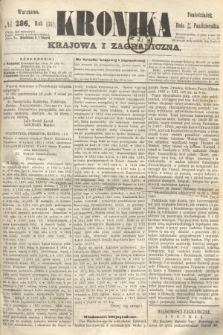 Kronika Krajowa i Zagraniczna. 1860, № 286 (29 października)