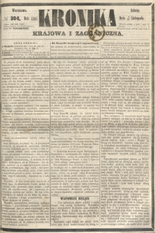 Kronika Krajowa i Zagraniczna. 1860, № 304 (17 listopada)
