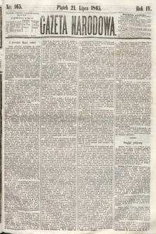 Gazeta Narodowa. 1865, nr 165