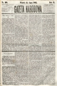 Gazeta Narodowa. 1865, nr 168