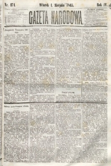 Gazeta Narodowa. 1865, nr 174