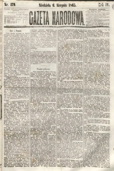 Gazeta Narodowa. 1865, nr 179