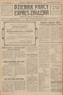 Dziennik Pracy, Expres Zagłębia : niezależny organ demokratyczny. R.2, № 105 (8 maja 1927)
