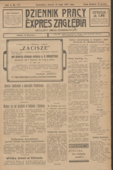 Dziennik Pracy, Expres Zagłębia : niezależny organ demokratyczny. R.2, № 107 (10 maja 1927)
