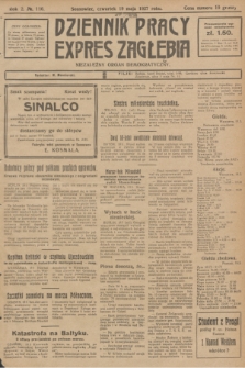 Dziennik Pracy, Expres Zagłębia : niezależny organ demokratyczny. R.2, № 116 (19 maja 1927)