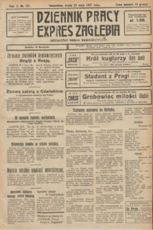 Dziennik Pracy, Expres Zagłębia : niezależny organ demokratyczny. R.2, № 121 (25 maja 1927)