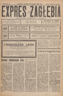 Expres Zagłębia : polityczny, społeczny i literacki. R.1, № 7 (14 listopada 1926)