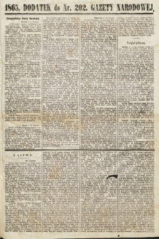 Gazeta Narodowa. 1865, nr 202