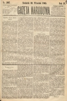 Gazeta Narodowa. 1865, nr 207