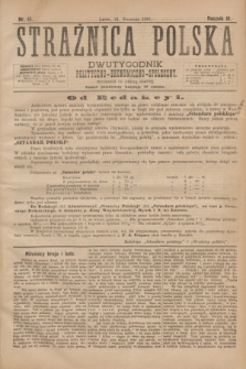 Strażnica Polska : dwutygodnik polityczno-ekonomiczno-społeczny. R.3, nr 13 (24 września 1881)
