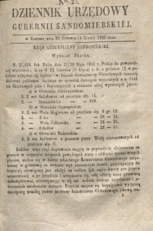 Dziennik Urzędowy Gubernii Sandomierskiej. 1841, Nro 27 (4 lipca)
