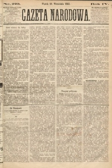 Gazeta Narodowa. 1865, nr 223