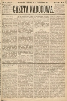 Gazeta Narodowa. 1865, nr 227